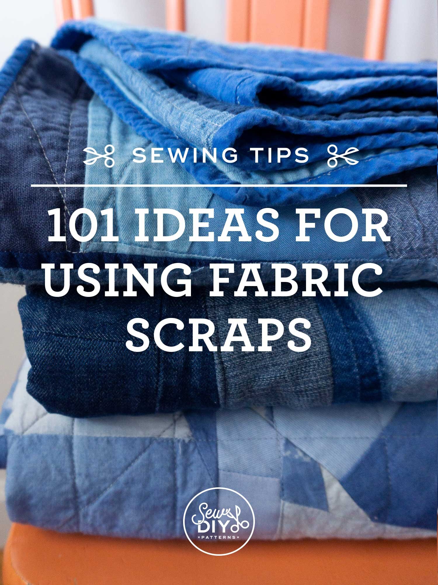 How to Sew Reusable Cloth Fabric Napkins Using Scrap Fabric