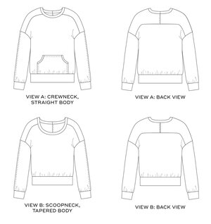 Ali Sweatshirt PDF Pattern — Sew DIY