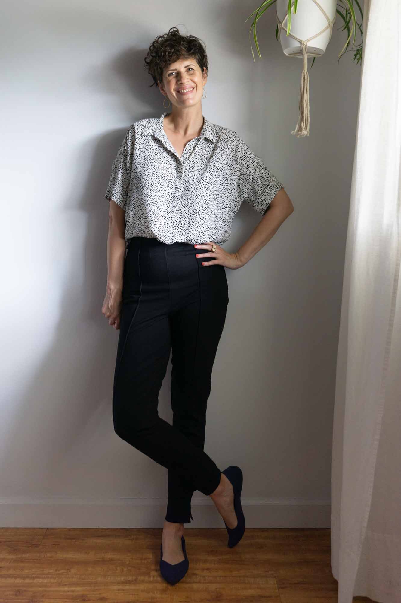 DIY Fitted Knit Trousers - Review of the Seamwork Dexter pattern