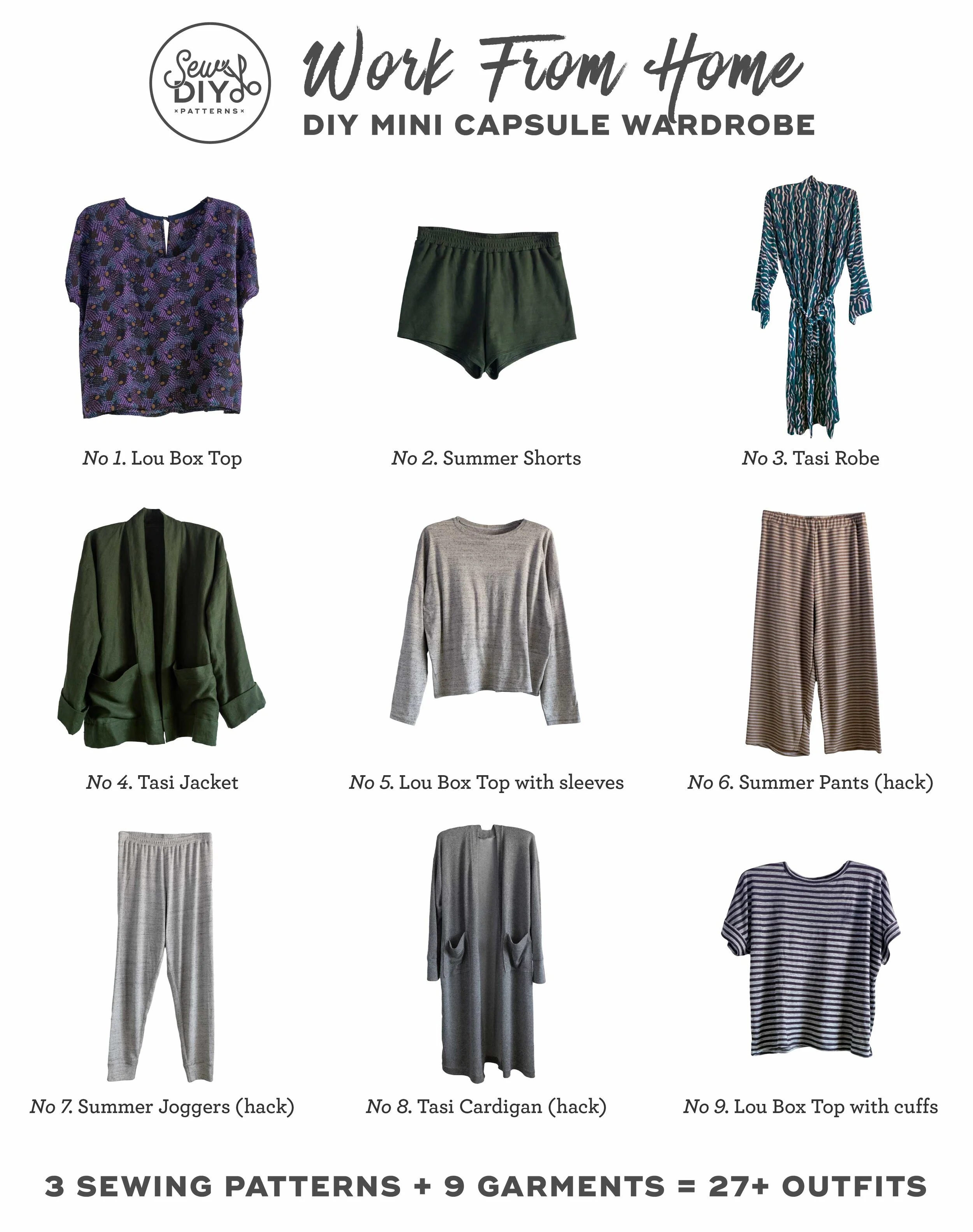 New pattern bundle! Introducing the Work-From-Home mini capsule ...