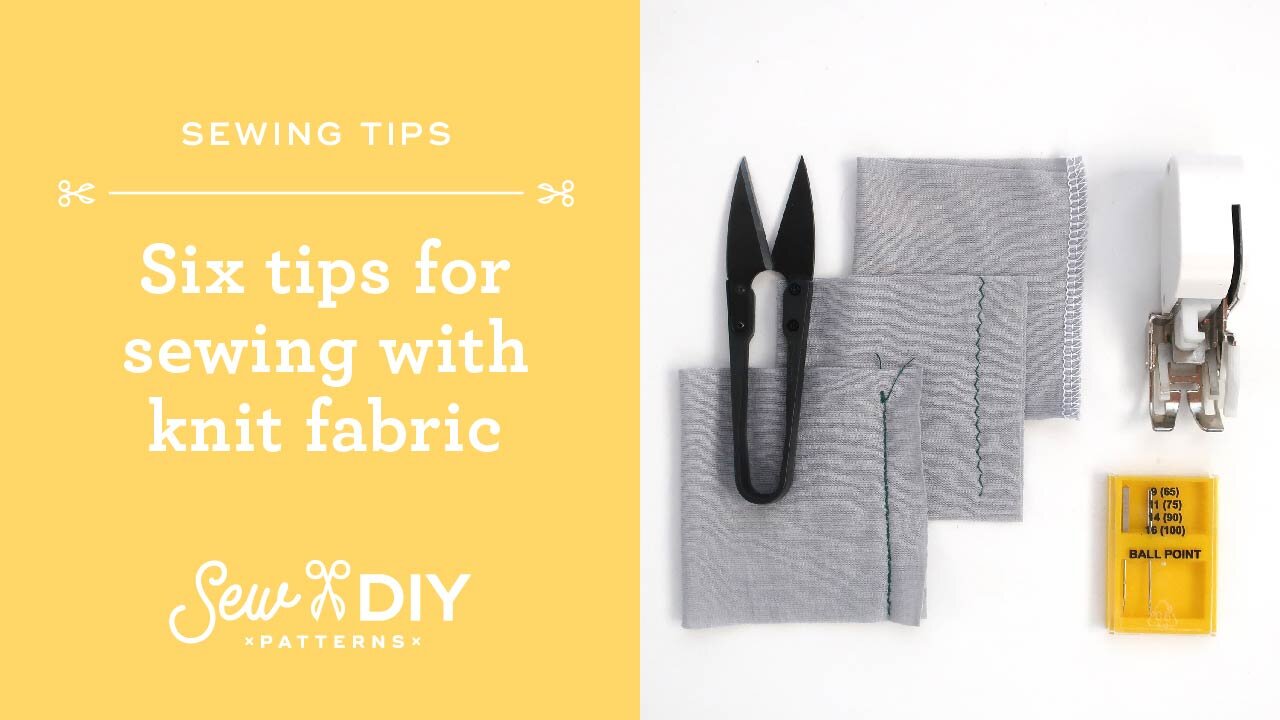 Tutorials for sewing with knit fabric — Sew DIY