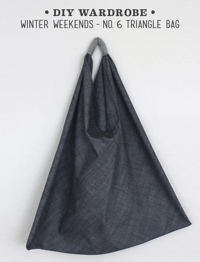 Winter Wardrobe No. 6 – Triangle Bag with Tutorial