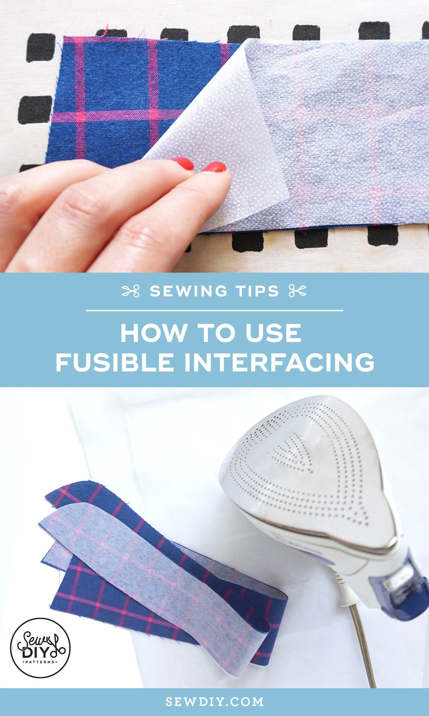 Sewing Tips for Fusing IronOn Interfacing — Sew DIY