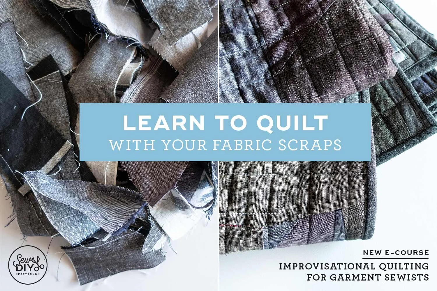 How to make your own quilted fabric for the Quilted Slippers — Sew DIY