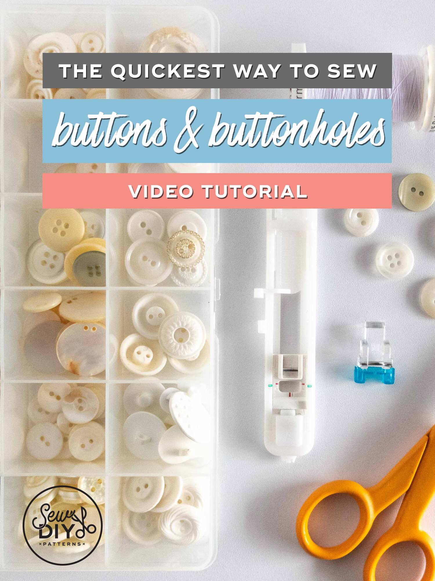 How to sew on a button – simple sewing technique