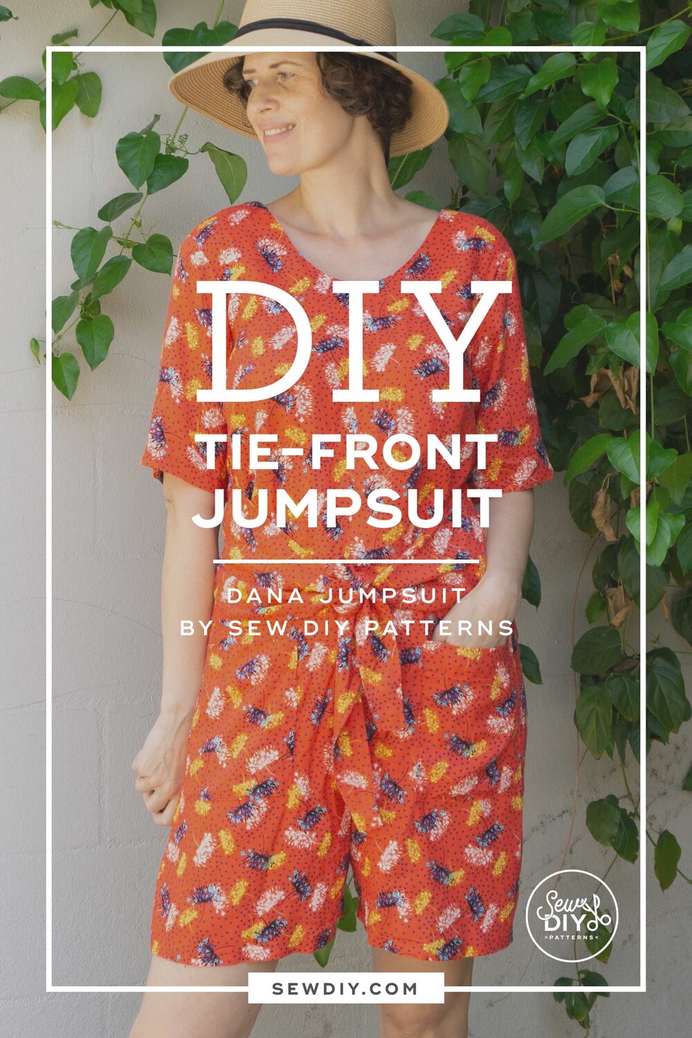 DIY Jumpsuit with Front Tie – Dana Jumpsuit pattern