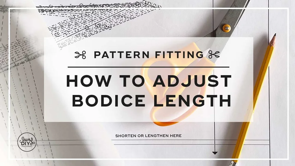 How to shorten or lengthen the bodice of a sewing pattern - Video tutorial Sew DIY How to shorten or lengthen the bodice of a sewing pattern - Video tutorial Sew DIY
