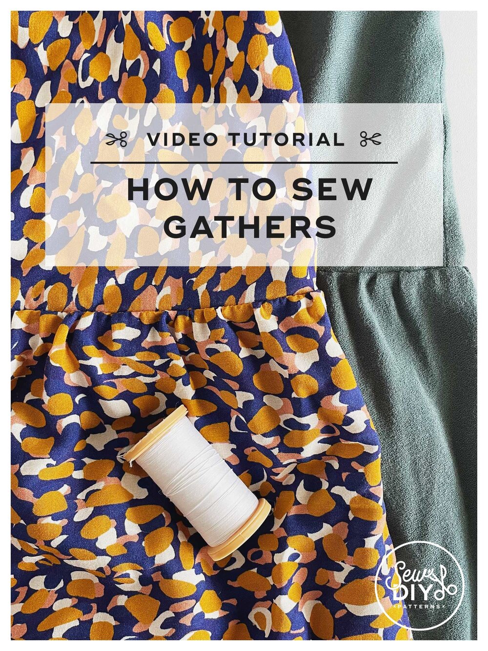 How to sew gathers - Video tutorial