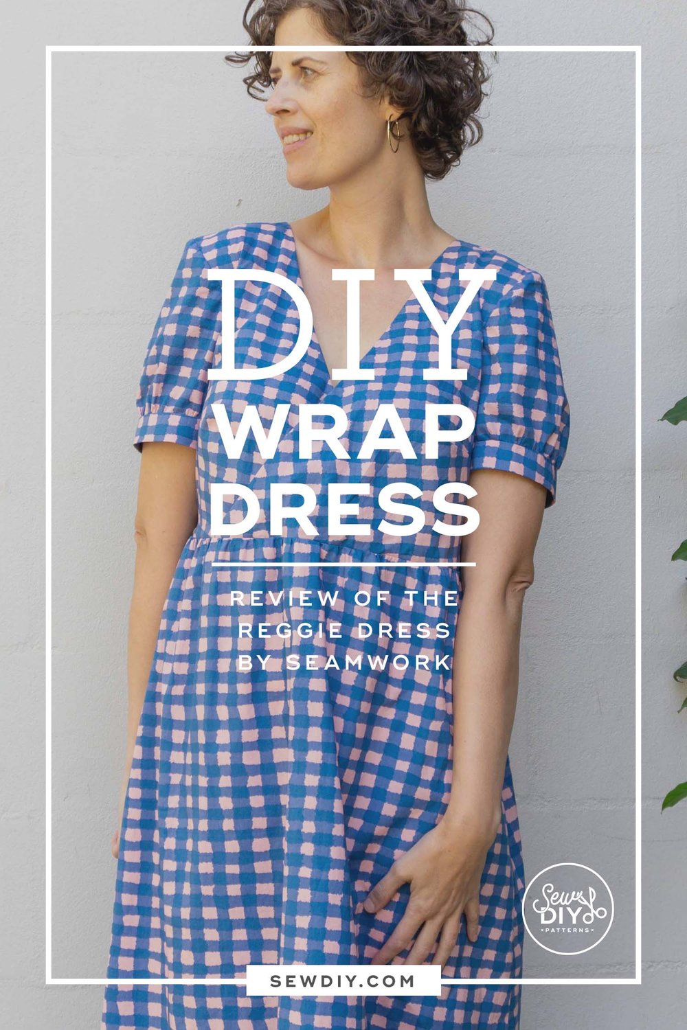 DIY Faux Wrap Dress – Review of the Reggie Dress by Seamwork
