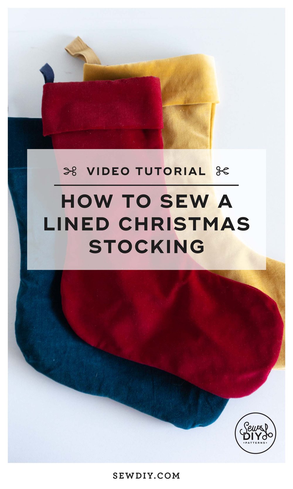 How to Sew a Christmas Stocking – Free Pattern