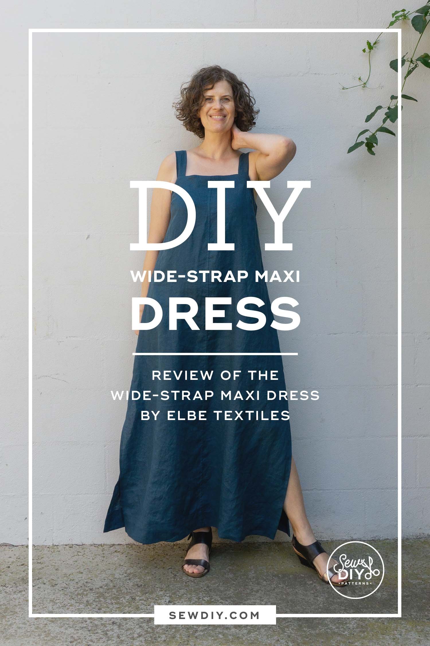 DIY Linen Maxi Dress—Review of the Wide-Strap Maxi Dress by