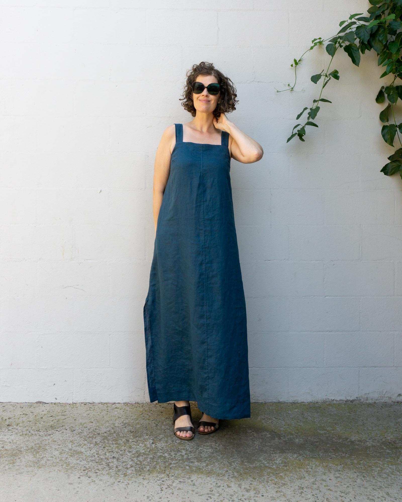 DIY Linen Maxi Dress—Review of the Wide-Strap Maxi Dress by Peppermint  Magazine — Sew DIY