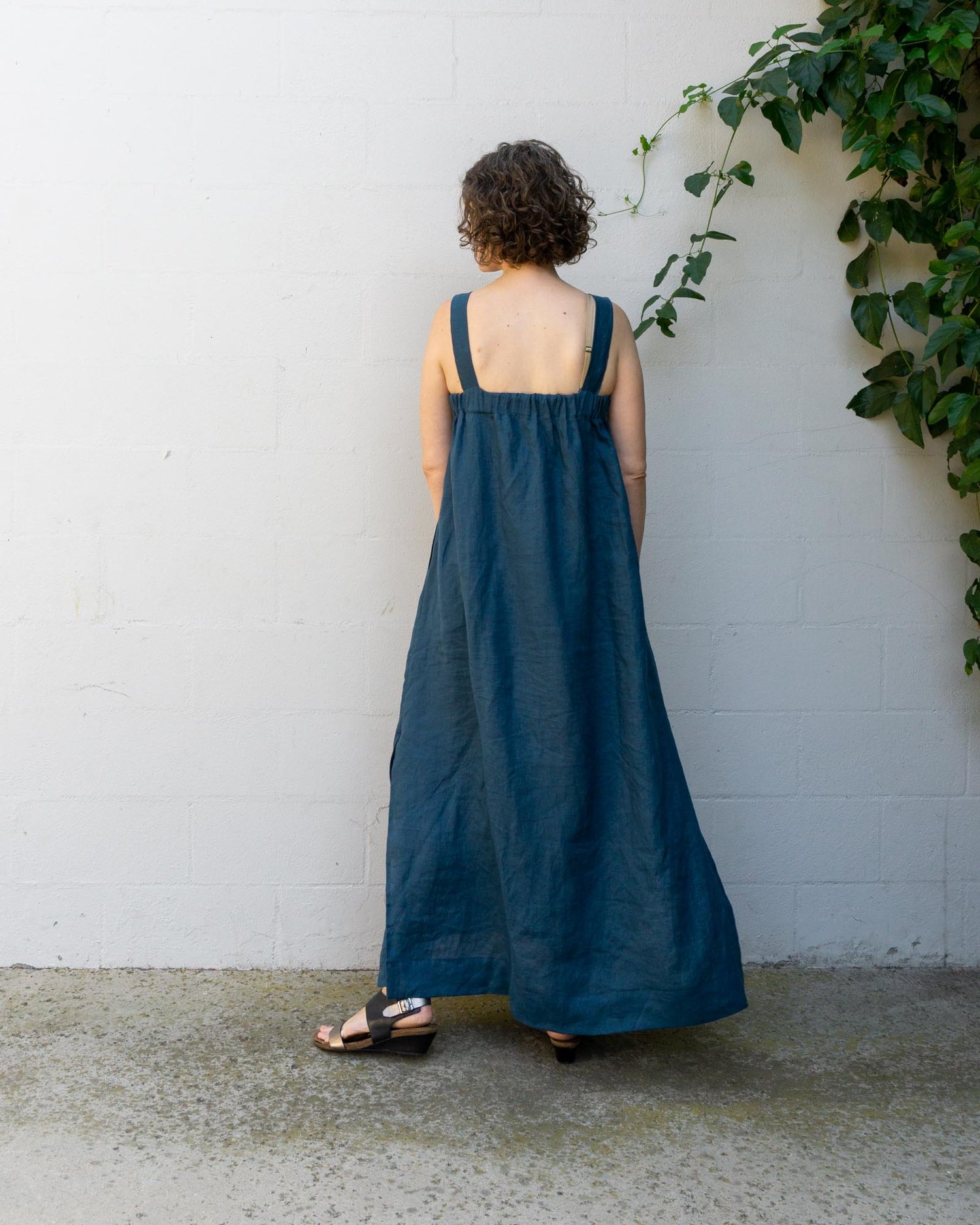 DIY Linen Maxi Dress—Review of the Wide-Strap Maxi Dress by Peppermint ...