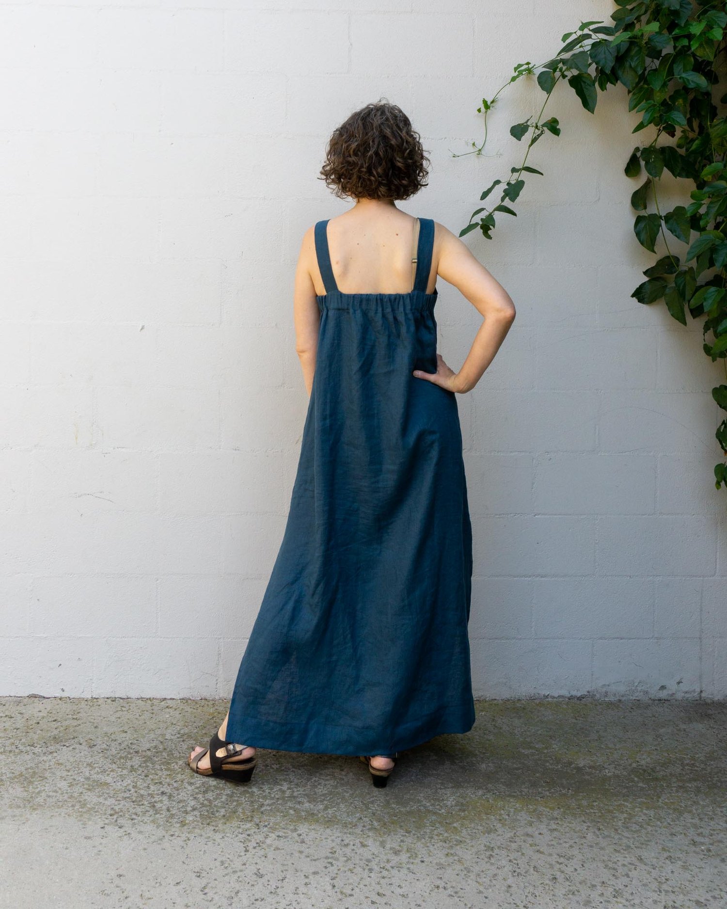DIY Linen Maxi Dress—Review of the Wide-Strap Maxi Dress by Peppermint ...