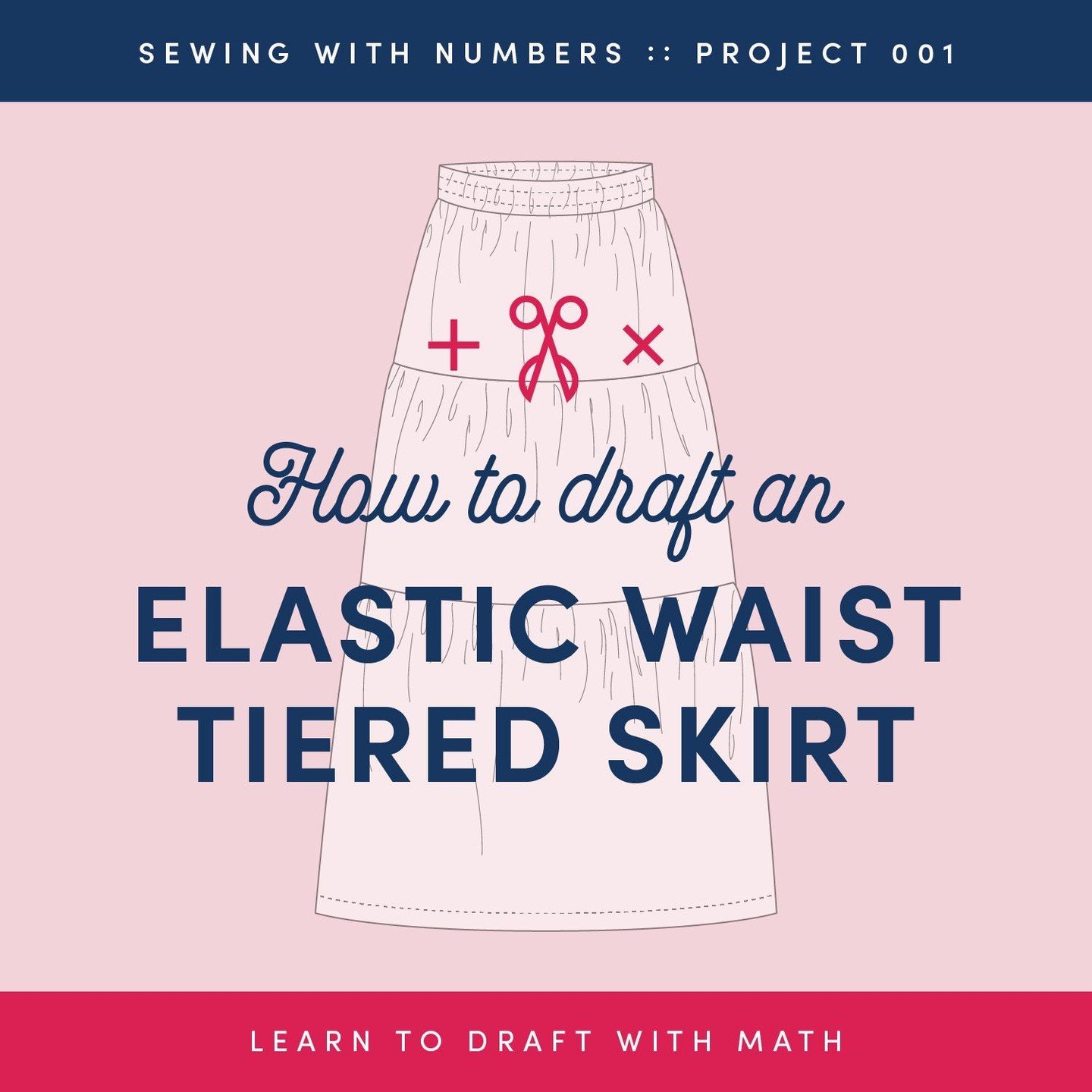 Are you curious about the math behind pattern drafting? Then you need to check out my new project, Sewing With Numbers, where I show you how to use simple math formulas to design and draft your own sewing patterns. Where most sewing blogs focus on co