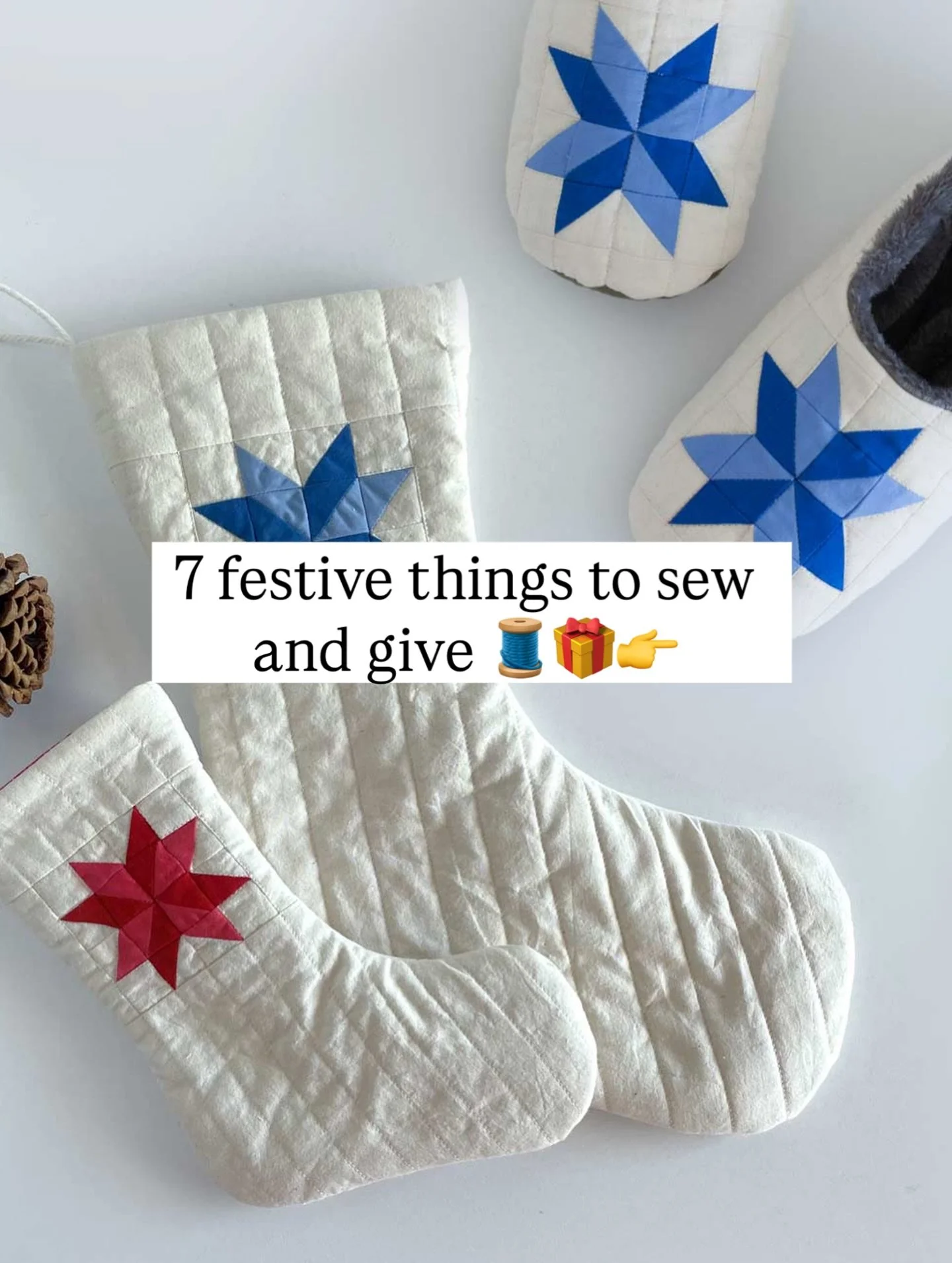 In this week&rsquo;s newsletter, I shared 7 tutorials from the blog for things to sew this time of year. A few are decorative and most are gift able. 

I&rsquo;ll share a link to the newsletter in my stories and bio. If you&rsquo;re already on my lis