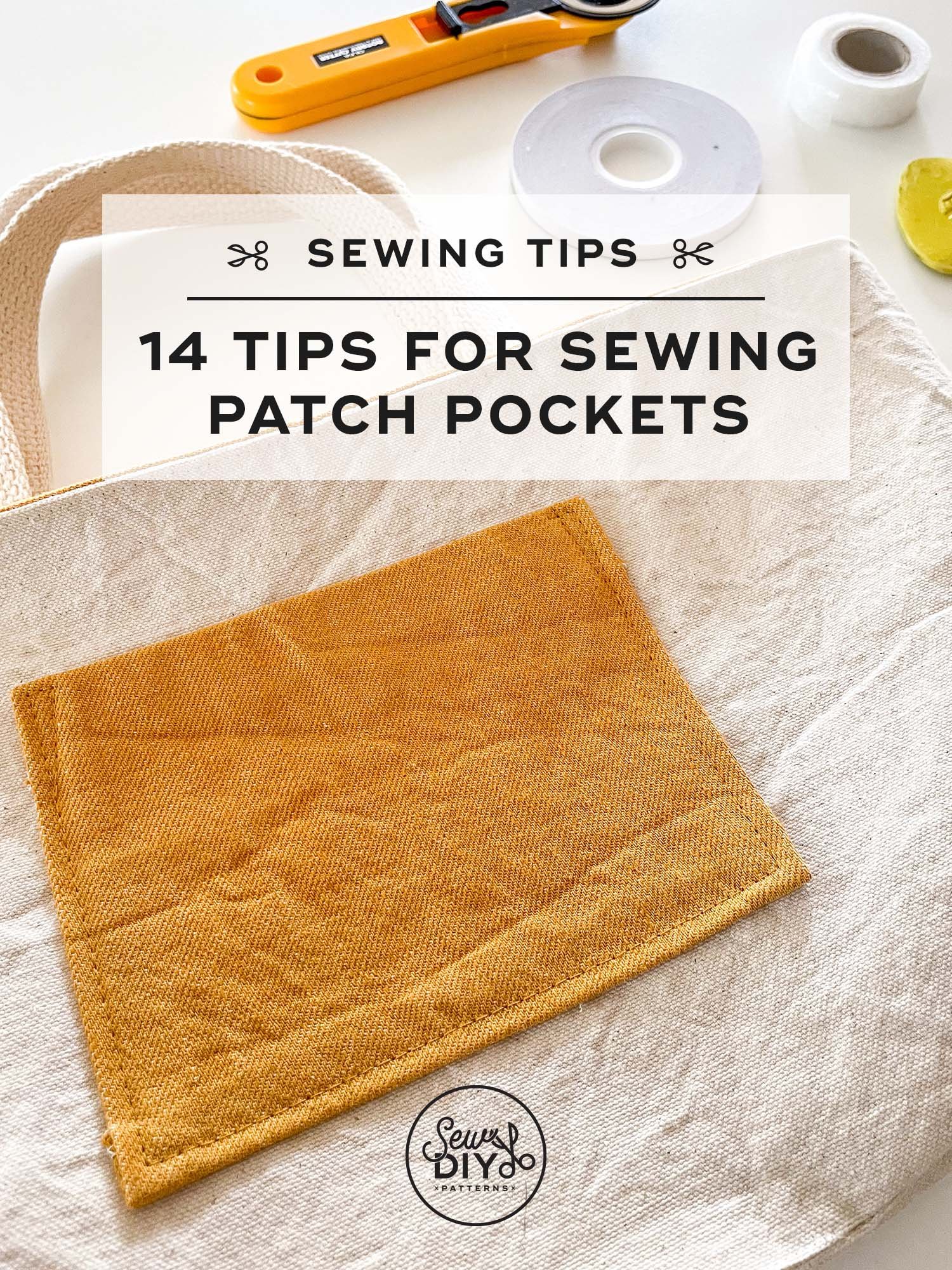 14 Tips for Sewing Patch Pockets