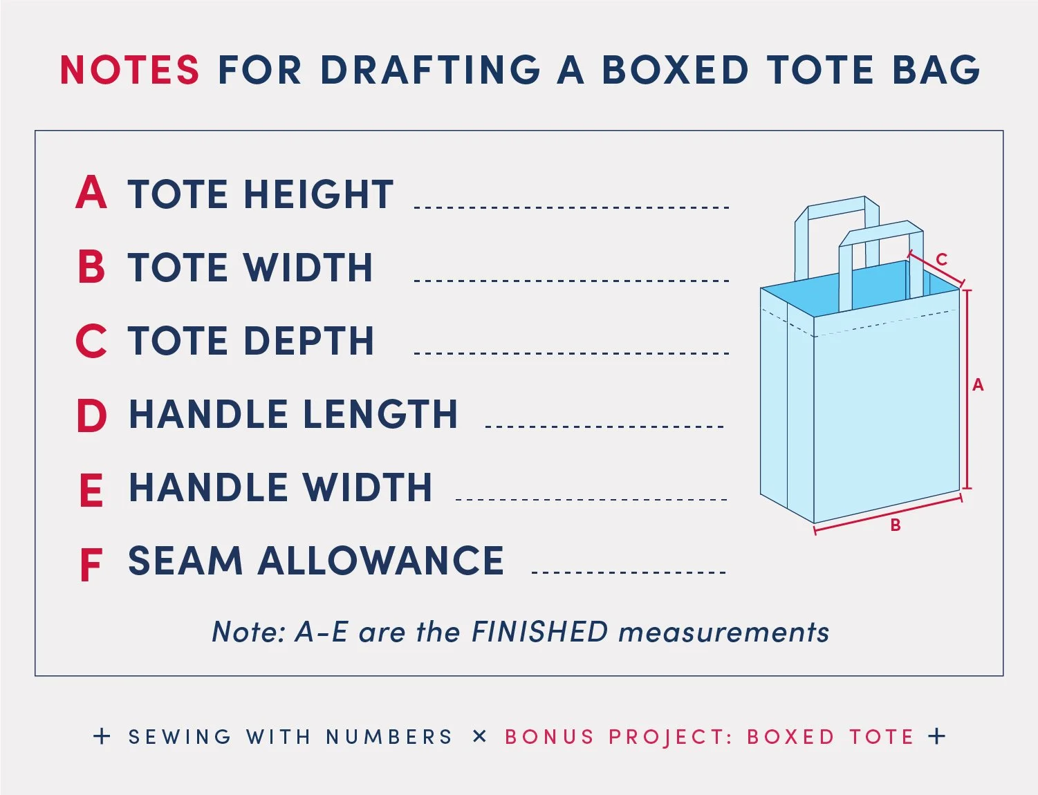 How to draft and sew a boxed corner tote bag — Sew DIY