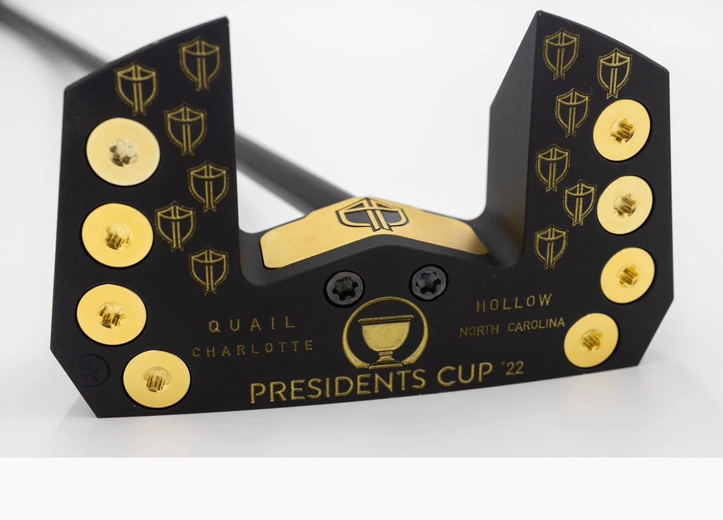  Presidents Cup International Team Gifts  Colab with L.A.B. Golf  24 Karat Gold Weights and Hosel  Shaft Armor- BLX  w/ 24K Gold Logos 