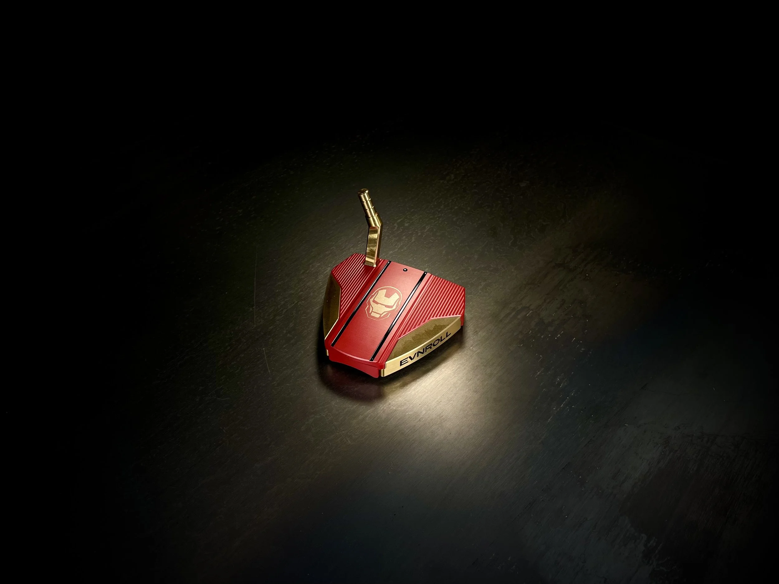  Gen X Armor- Spartan Red w/  Hi-Life Gold Logo  24k Gold Wings &amp; Hosel  Paint Fill- Black 