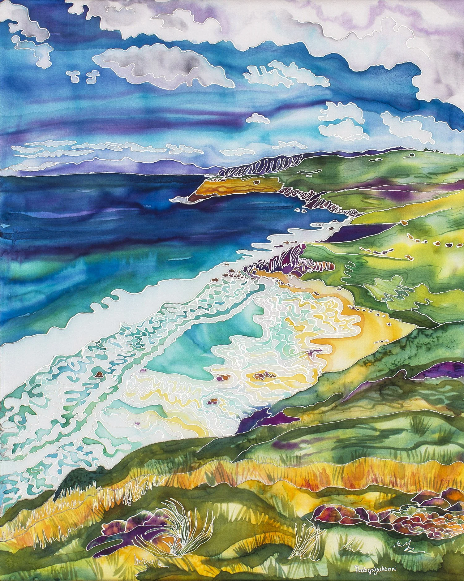 174 Beach Wash at Victor Harbour $1,060 100x 75 cm