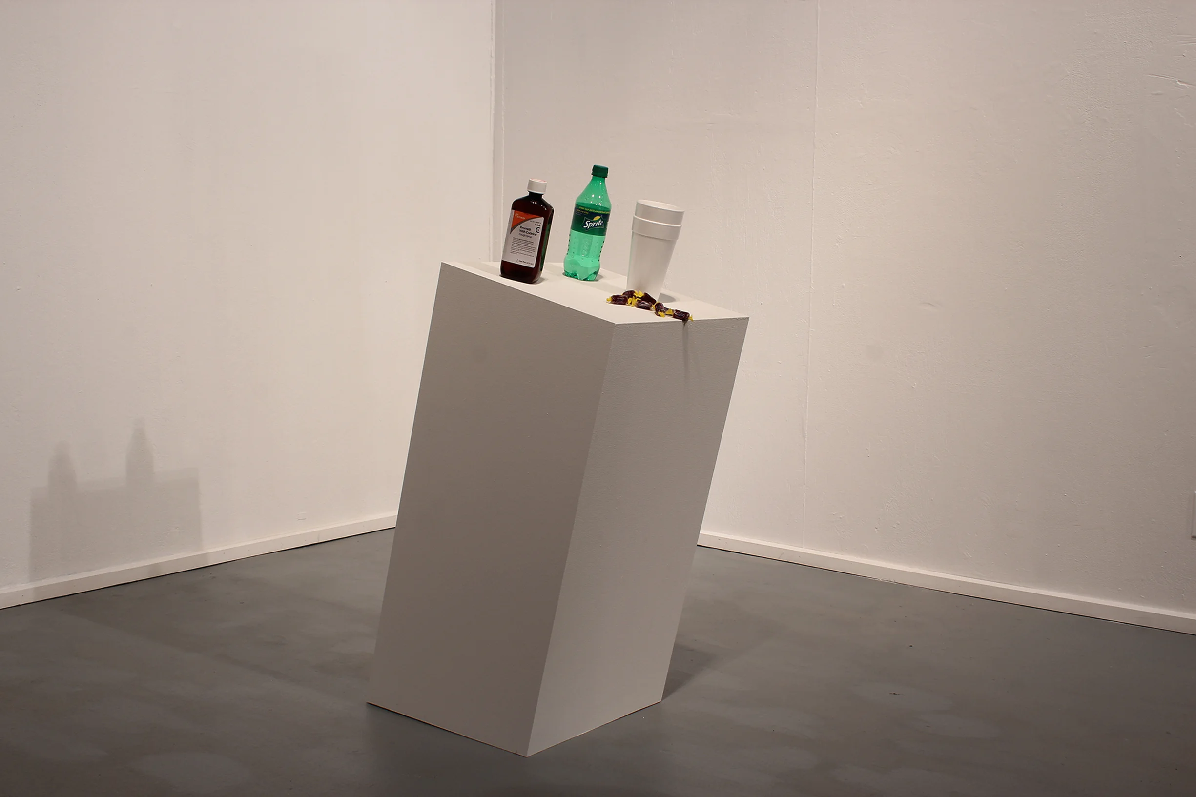 Lean , 2014 mixed media