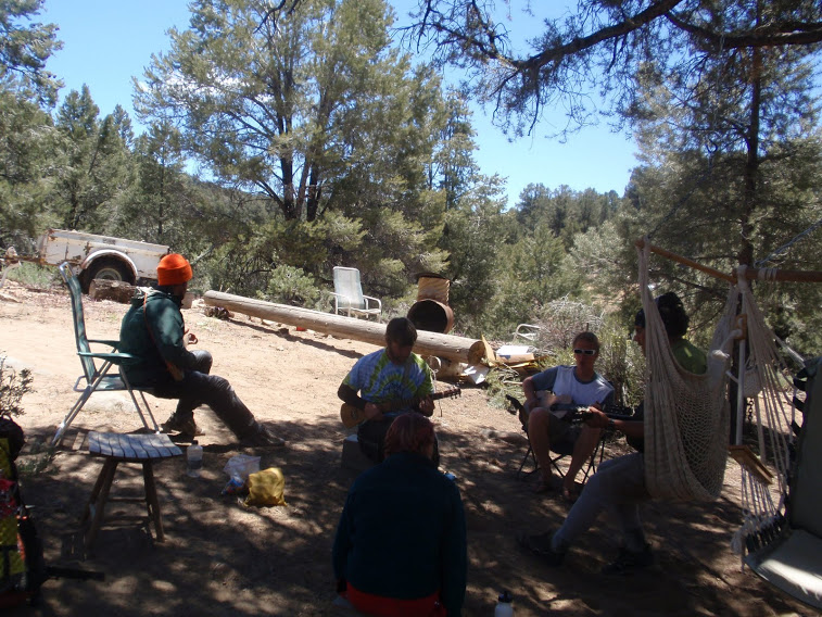 Passing time at Tom’s Place in Kennedy Meadows.