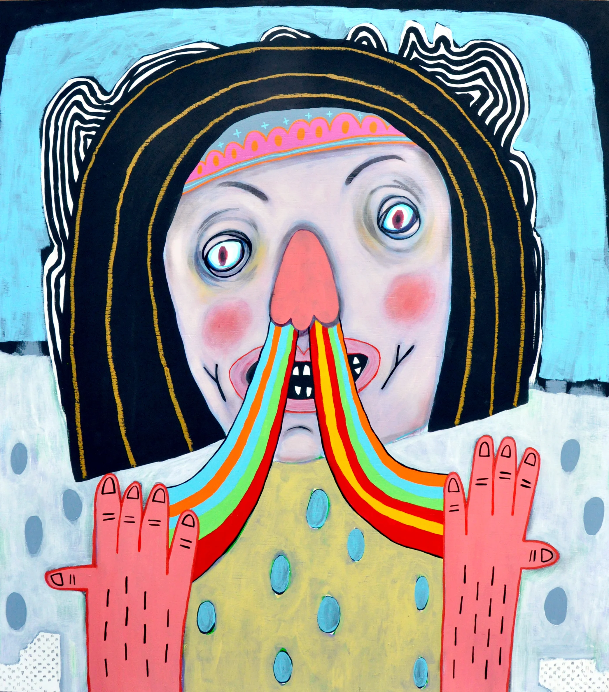 © 2015 Steven Speir , " Rainbow Nosebleed "