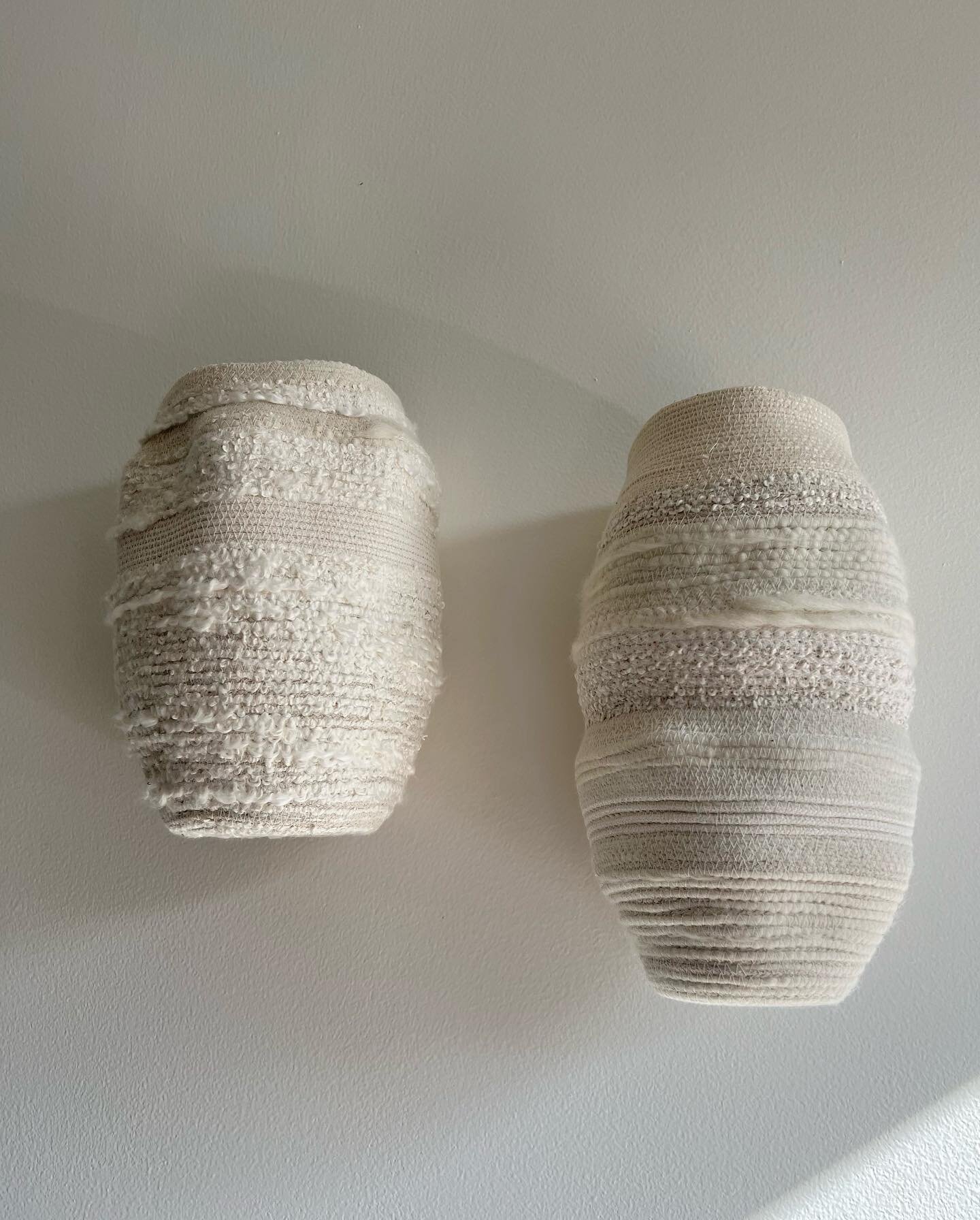 ❄️ ❄️ ❄️ 

These one of a kind &quot;vases&quot; are my favorite vessels to make. I love playing with different textures and fibers to create organic forms. Hoping to make more of these this year, so reach out if you want something similar! (Happy to