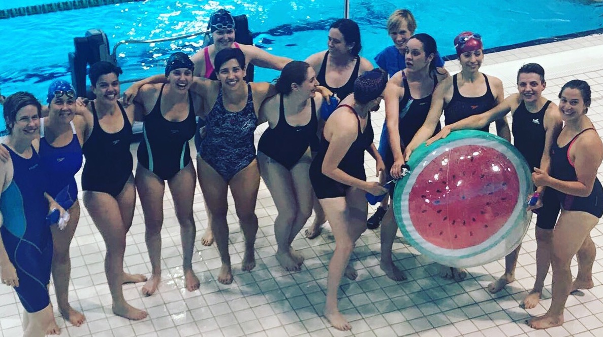 OTS offers a women only swim session & women waterpolo team