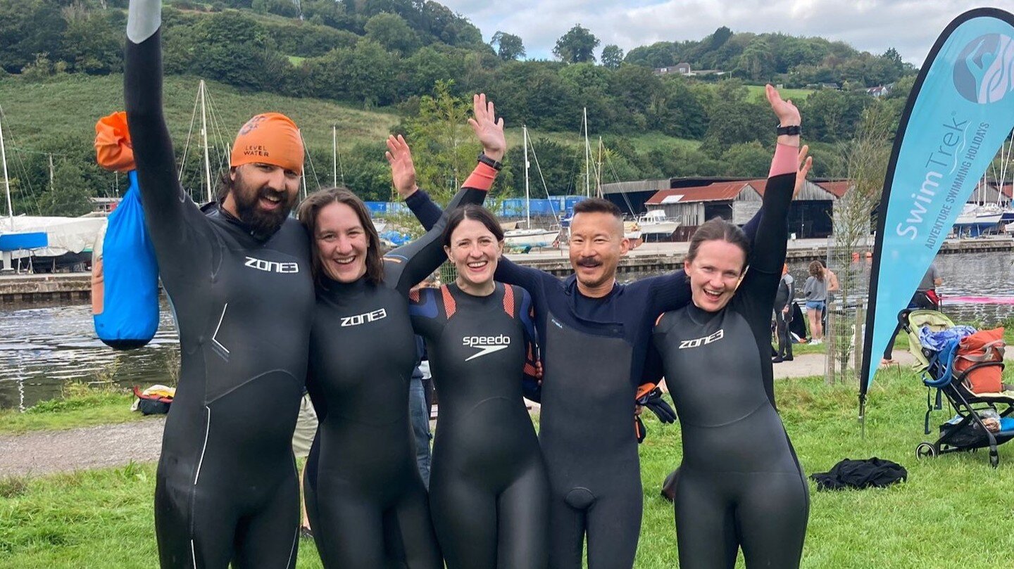Congratulations to our members who completed the Dart 10k today. @outtoswim @outdoorswimmingsociety

#Dart10k #Devon #mondaymotivation #wildswimming #coldwaterswimming #outdoorswimming #swimming #wildswim #mentalhealth #challenge #fundraising #charit