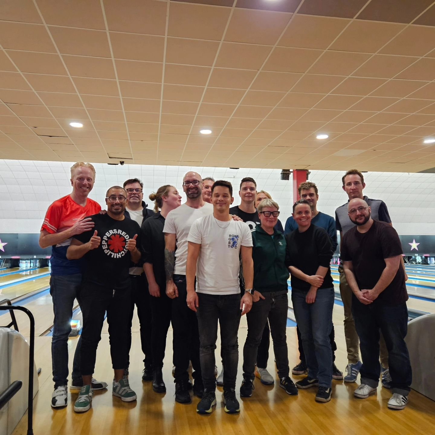 Fun and socials with the Brighton &amp; Hove team out for the annual bowling 🎳 @brightonblagss bowling. Two teams, top ots team coming 5th.  #swimteam #gayswimming #swimsmiles💋💦 #swimming #lgbtcommunity #Lgbtswimming #gaysports #swim #brighton @ou
