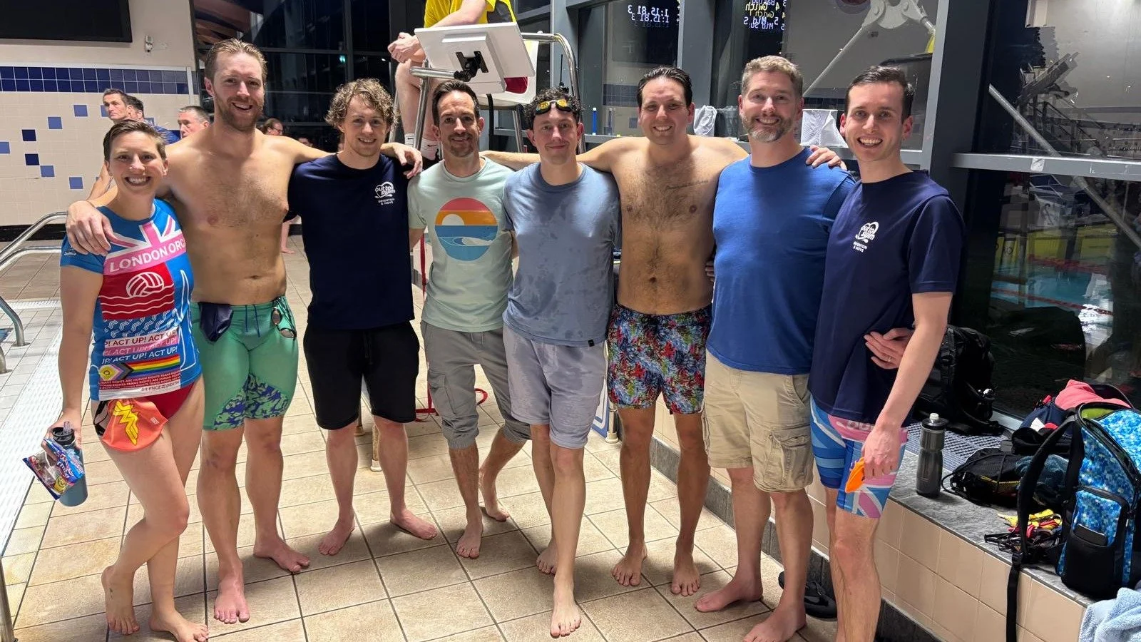 Team OTS Brighton and Hove at Swim England&rsquo;s South East Masters Long Course Team Relays at the K2 50m pool. Our team won every race in their age category. A Total of 8 swims. In the 4 x 200m free the team won overall in both the men&rsquo;s and