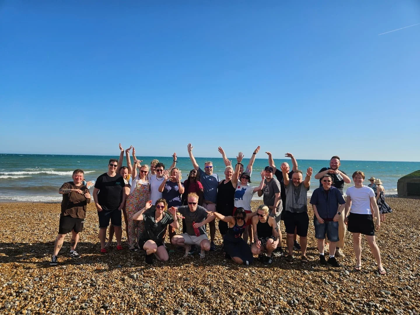 When the pool closed 5 minutes before the session, only one thing to do is.. head to the beach.

#swimteam #gayswimming #brightonswim #sussex #outtoswim #swimmingbrighton #brightonleisure #brightongym #fitnessandleisure #healthfoeall #wevegotyou @sus