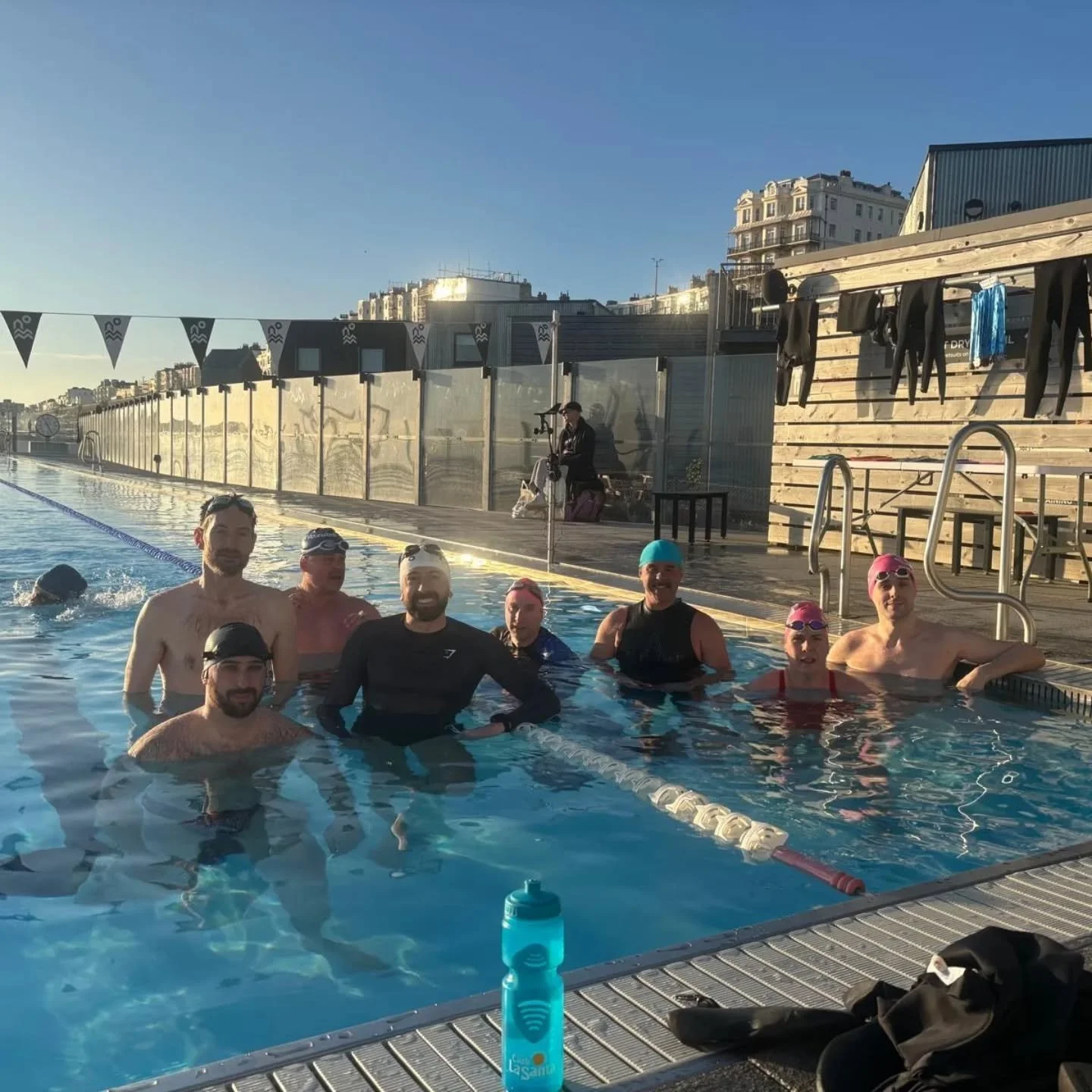 When one door closes, another opens&hellip; 🌊✨

After our usual pool was unexpectedly closed due to a fire, we were incredibly grateful to be welcomed by Sea Lanes into their beautiful outdoor pool. And what a silver lining it turned out to be&helli