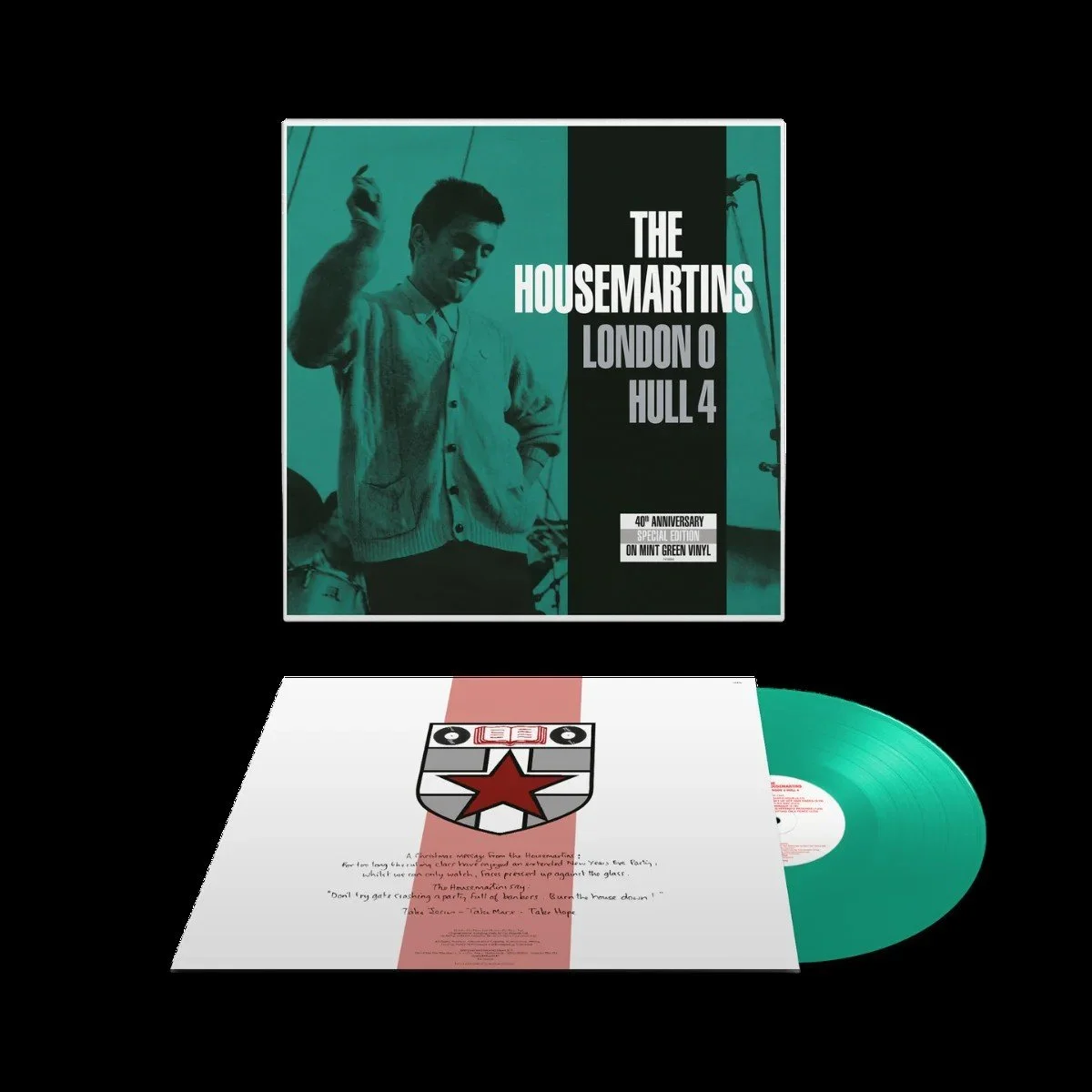 The Housemartins -  London 0 Hull 4. 1LP on Mint Green Vinyl.  ***National Albums Day, Saturday, 17th October Exclusive***