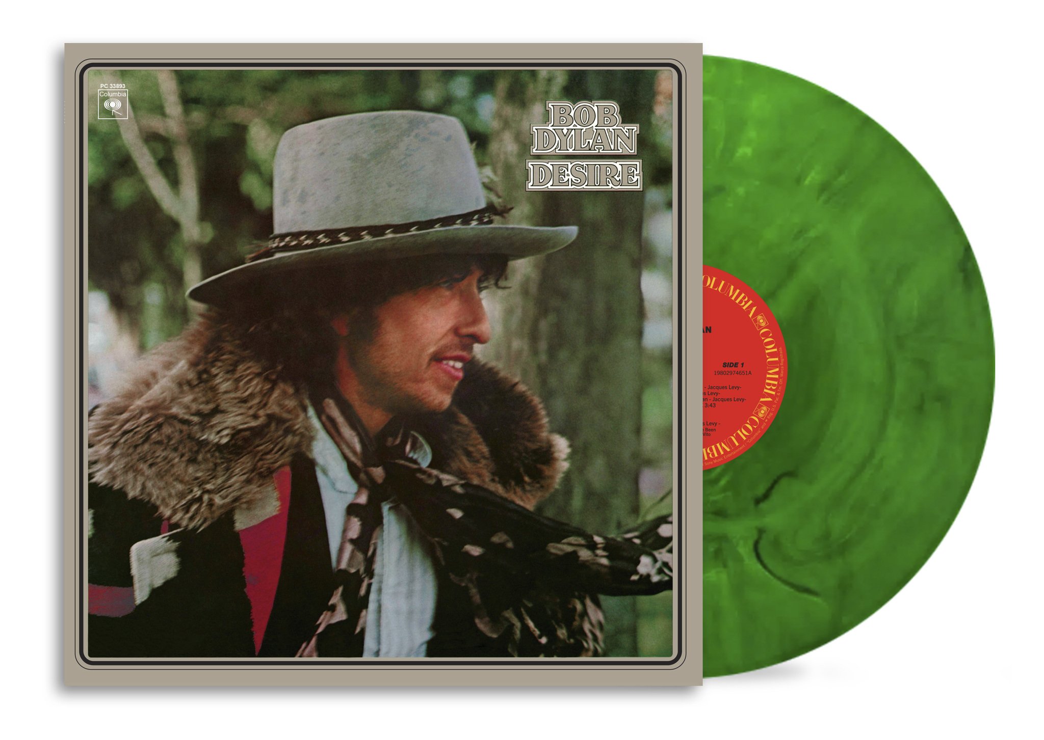 Bob Dylan - Desire - 1LP Cypress Green marbled vinyl - ***National Albums Day, Saturday, 17th October Exclusive***