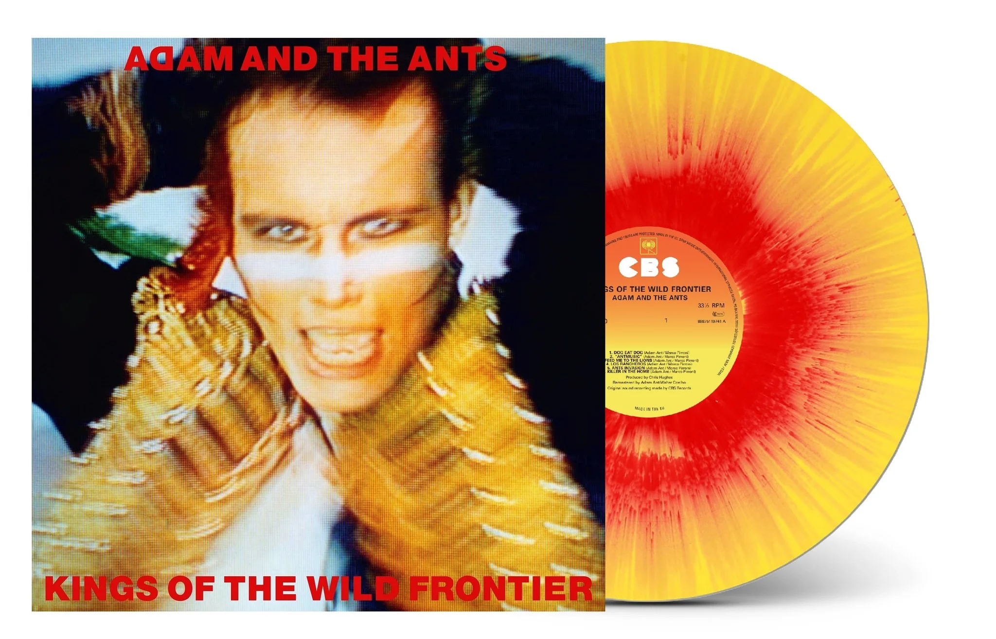 Adam & The Ants - Kings Of The Wild Frontier - 1LP 140g sunburst splatter vinyl. ***National Albums Day, Saturday, 17th October Exclusive***