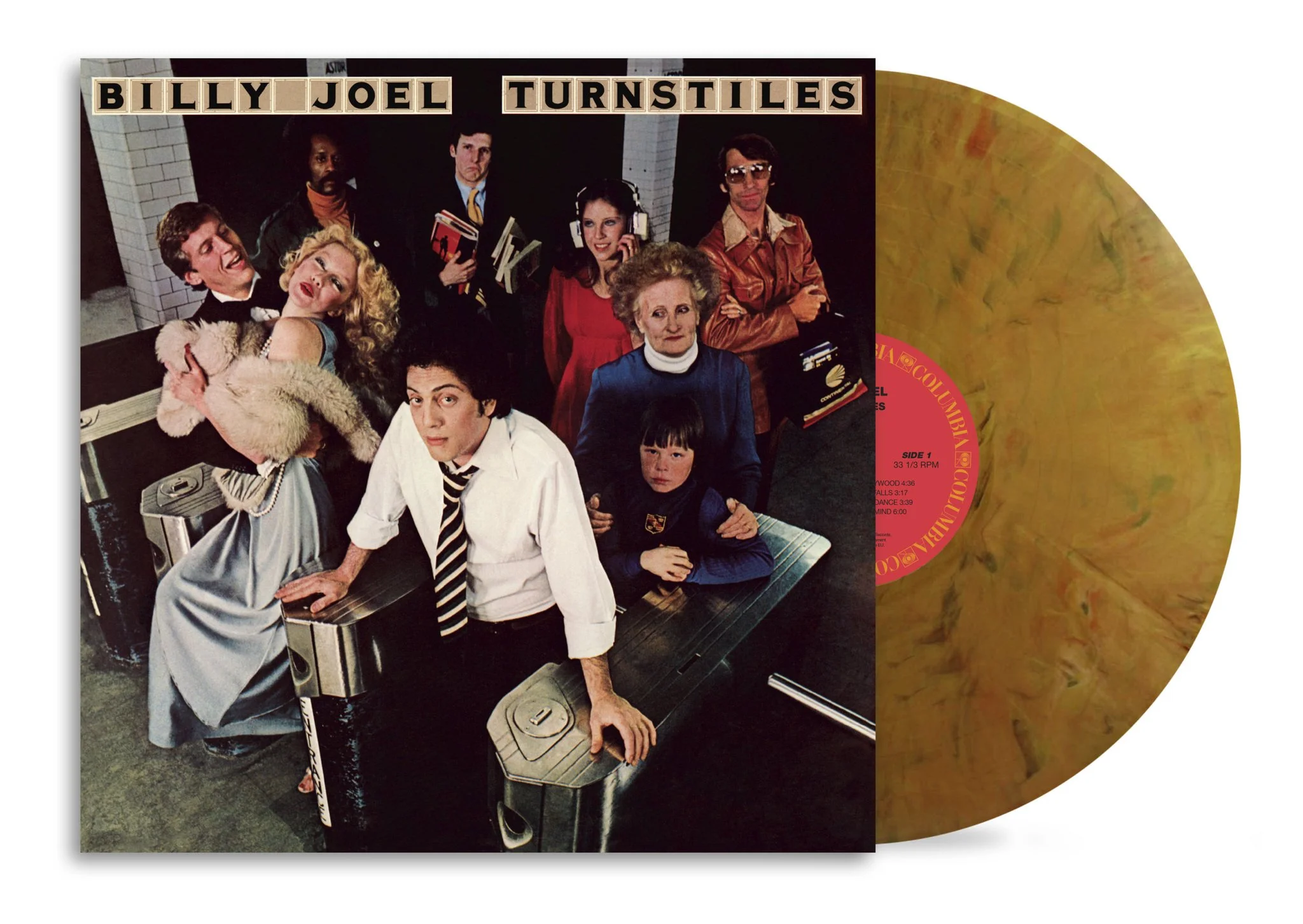 Billy Joel - Turnstiles - 1LP Subway Token Gold vinyl. ***National Albums Day, Saturday, 17th October Exclusive***