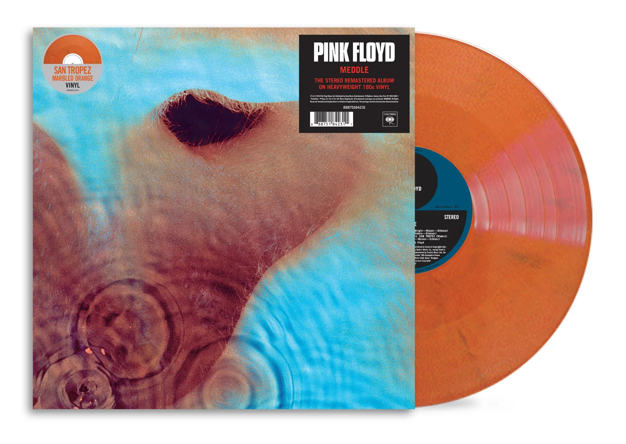 Pink Floyd - Meddle - 1LP San Tropez colour vinyl - ***National Albums Day, Saturday, 17th October Exclusive***