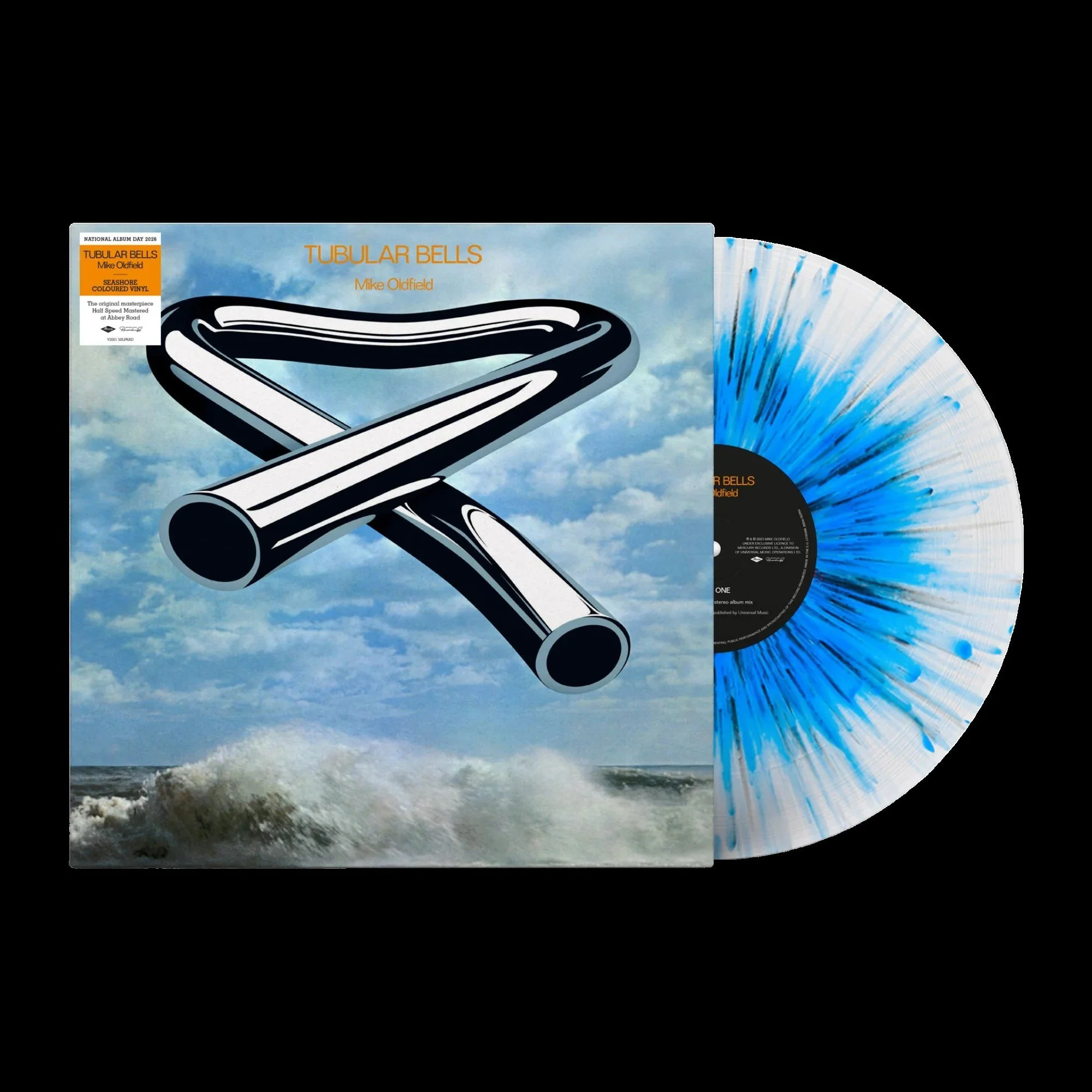 MIKE OLDFIELD - TUBULAR BELLS (ICONS AND INSPIRATIONS) - 1LP on Blue Seashore colour vinyl.  ***National Albums Day, Saturday, 17th October Exclusive***