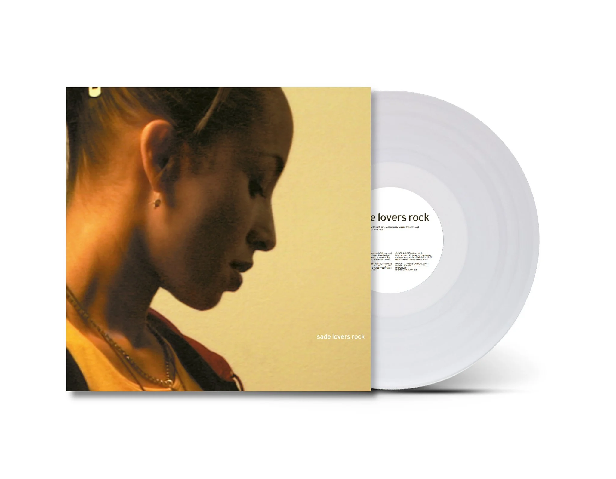 Sade - Lovers Rock - 1LP 140g clear vinyl.  ***National Albums Day, Saturday, 17th October Exclusive***