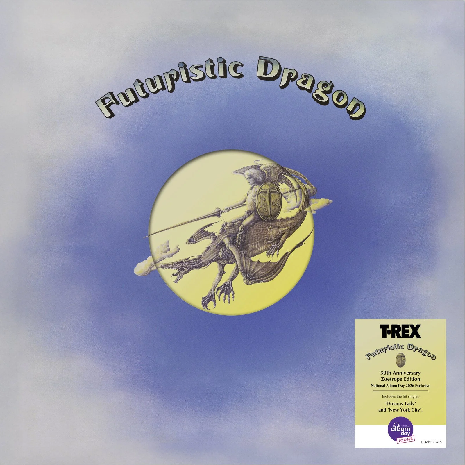 T. Rex - Futuristic Dragon (Zoetrope Picture Disc) -  ***National Albums Day, Saturday, 17th October Exclusive***