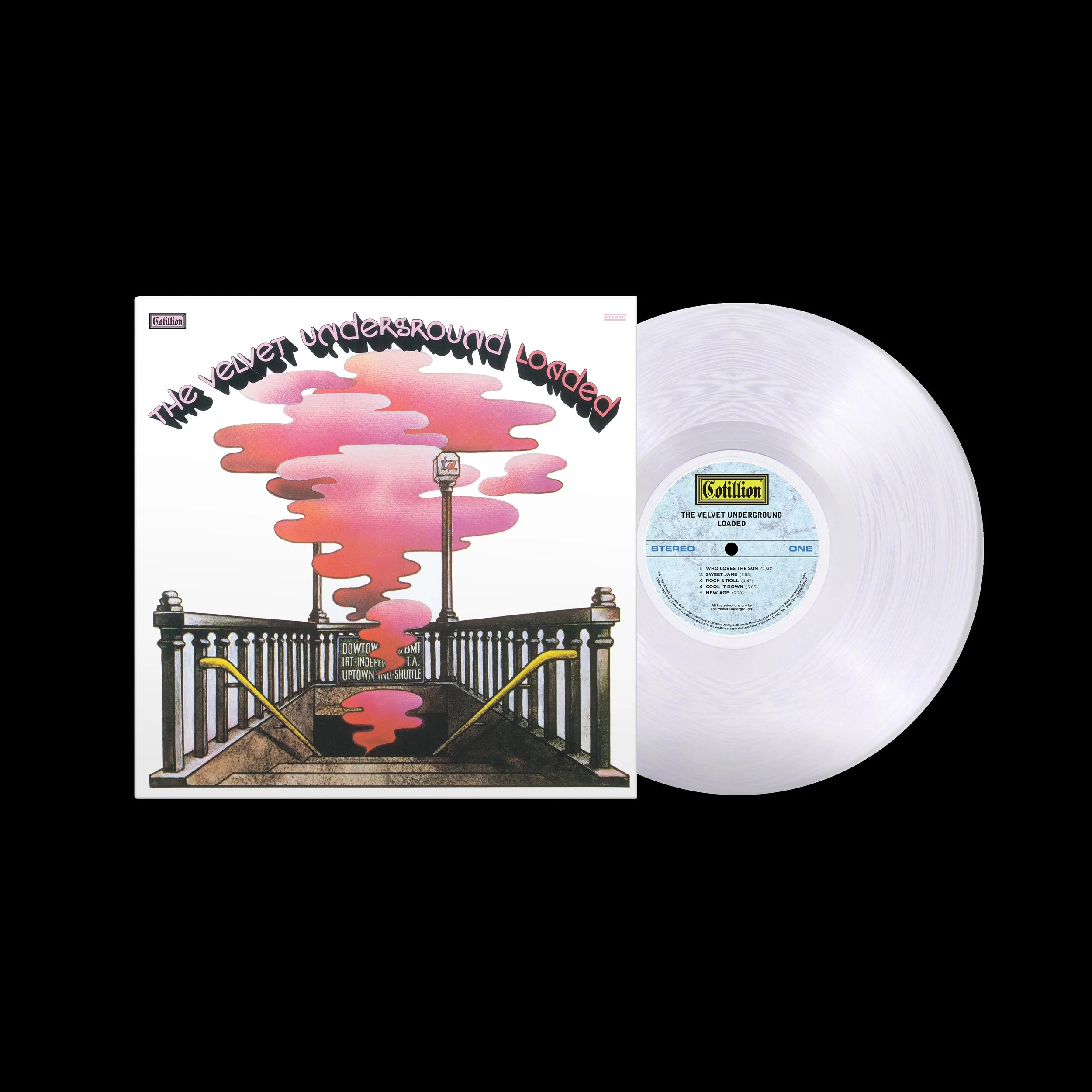 The Velvet Underground - Loaded - 1LP Crystal Clear Vinyl. ***National Albums Day, Saturday, 17th October Exclusive***