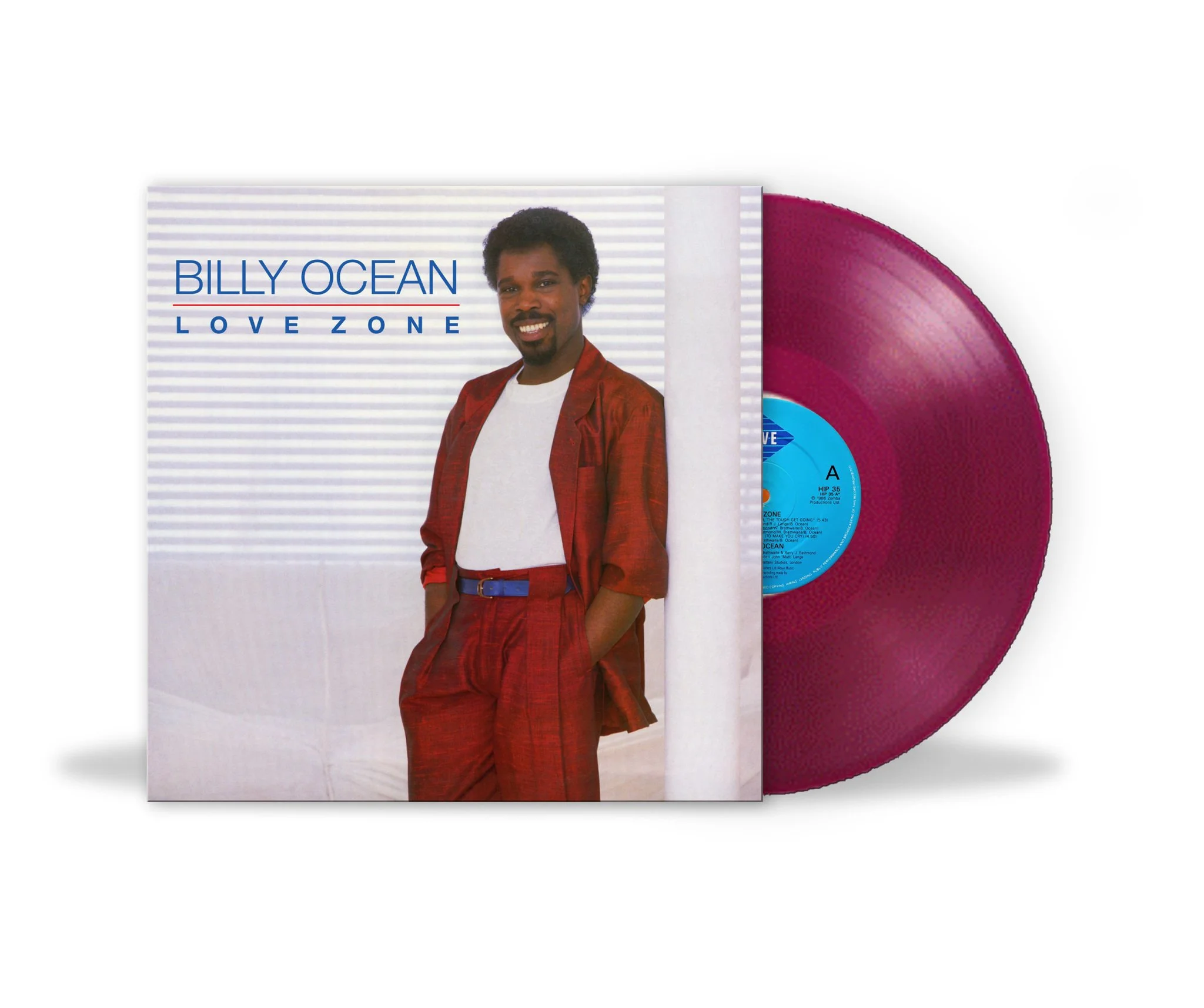 Billy Ocean - Love Zone - 1 LP 140g violet transparent. ***National Albums Day, Saturday, 17th October Exclusive***
