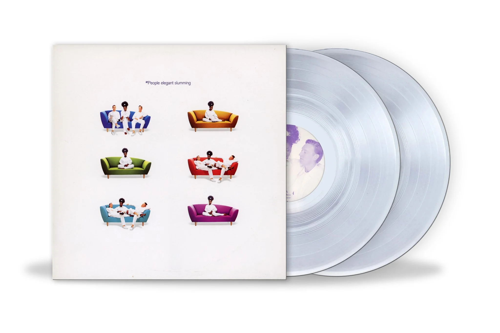 M People - Elegant Slumming - 2LP 140g transparent vinyl. ***National Albums Day, Saturday, 17th October Exclusive***