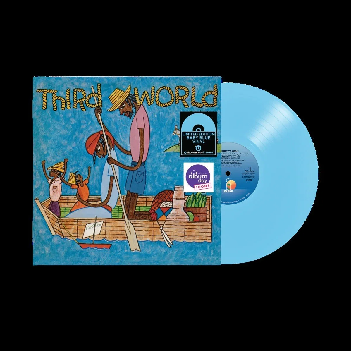 Third World - Journey To Addis - 1LP on Blue Vinyl.  ***National Albums Day, Saturday, 17th October Exclusive***