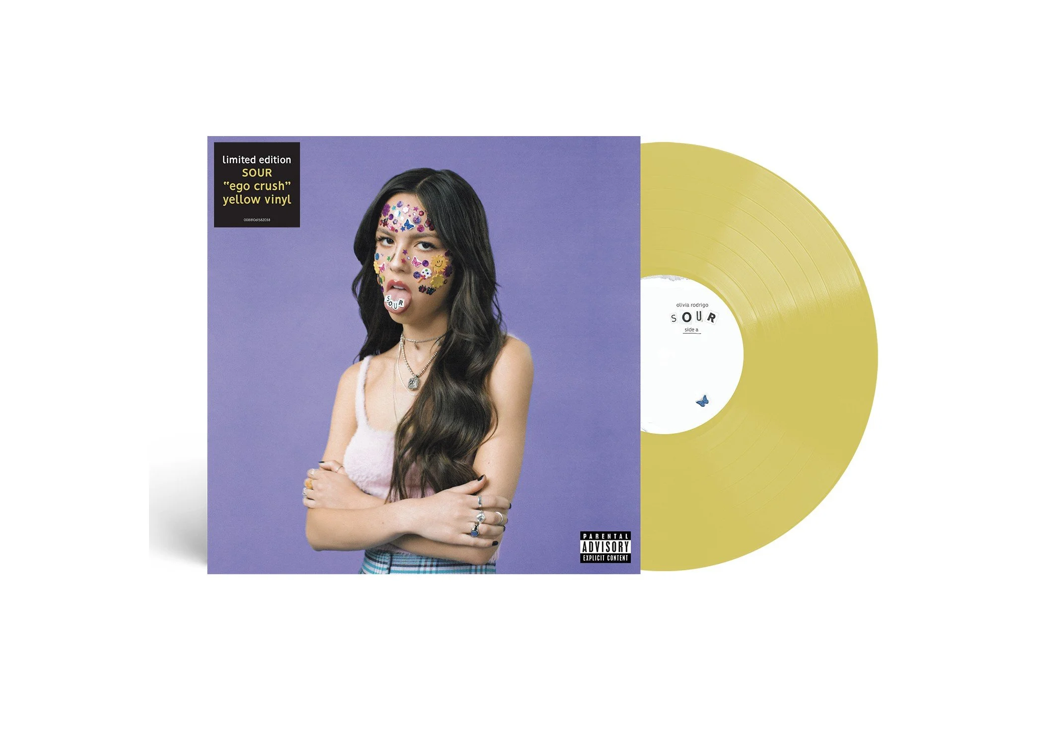Olivia Rodrigo - SOUR - 1LP on Ego Crush Yellow Vinyl. Pre Order.  To be released 20th November.