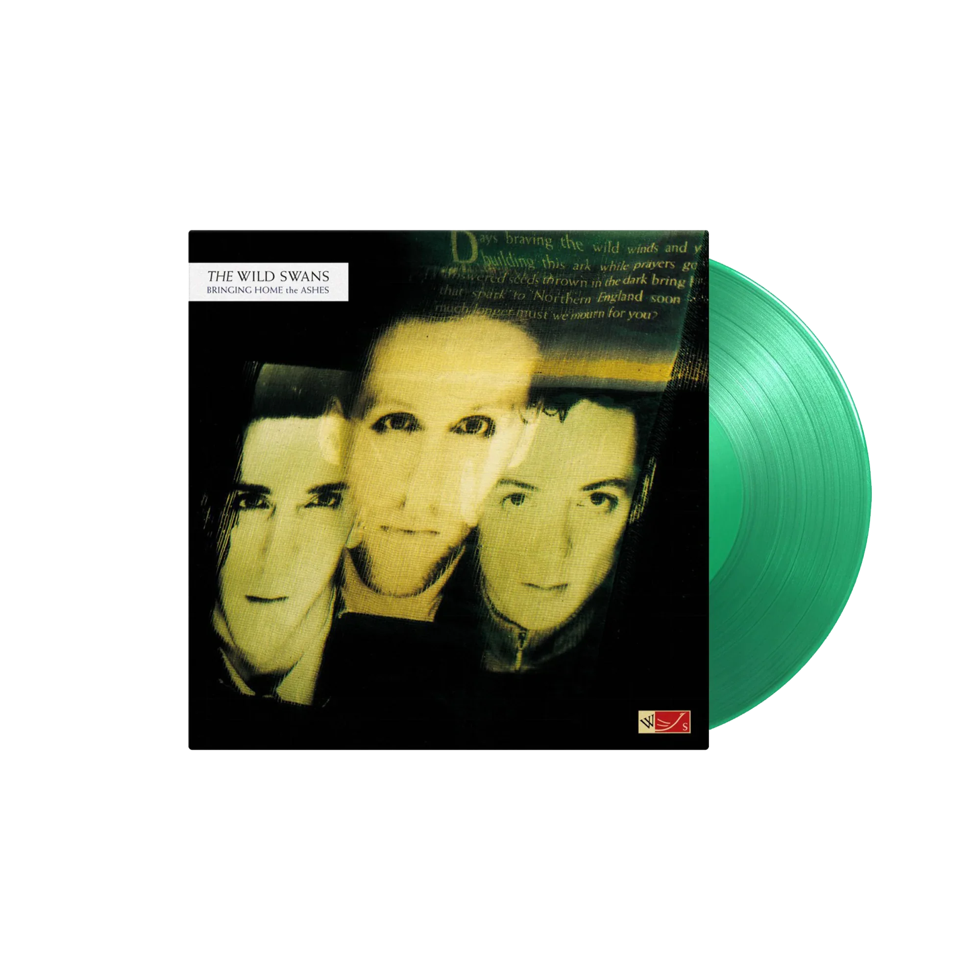 The Wild Swans - Bringing Home The Ashes - Limited numbered edition, translucent green vinyl, 2023 MOV release - includes insert.