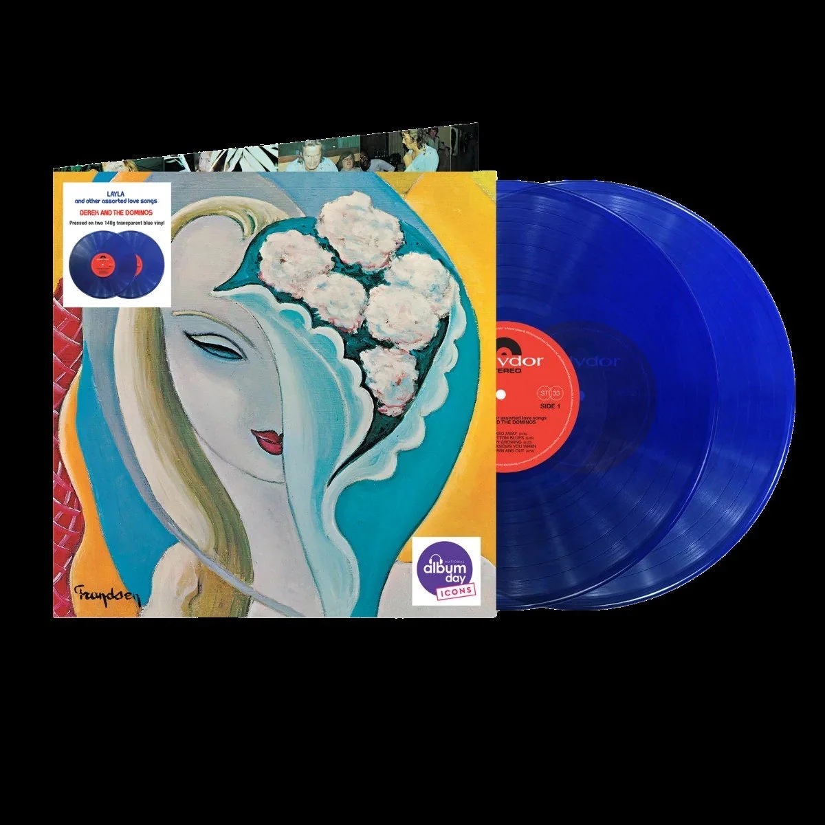 Derek & The Dominos - Layla & Other Assorted Love Songs - 2LP on Transparent Blue Vinyl.  ***National Albums Day, Saturday, 17th October Exclusive***
